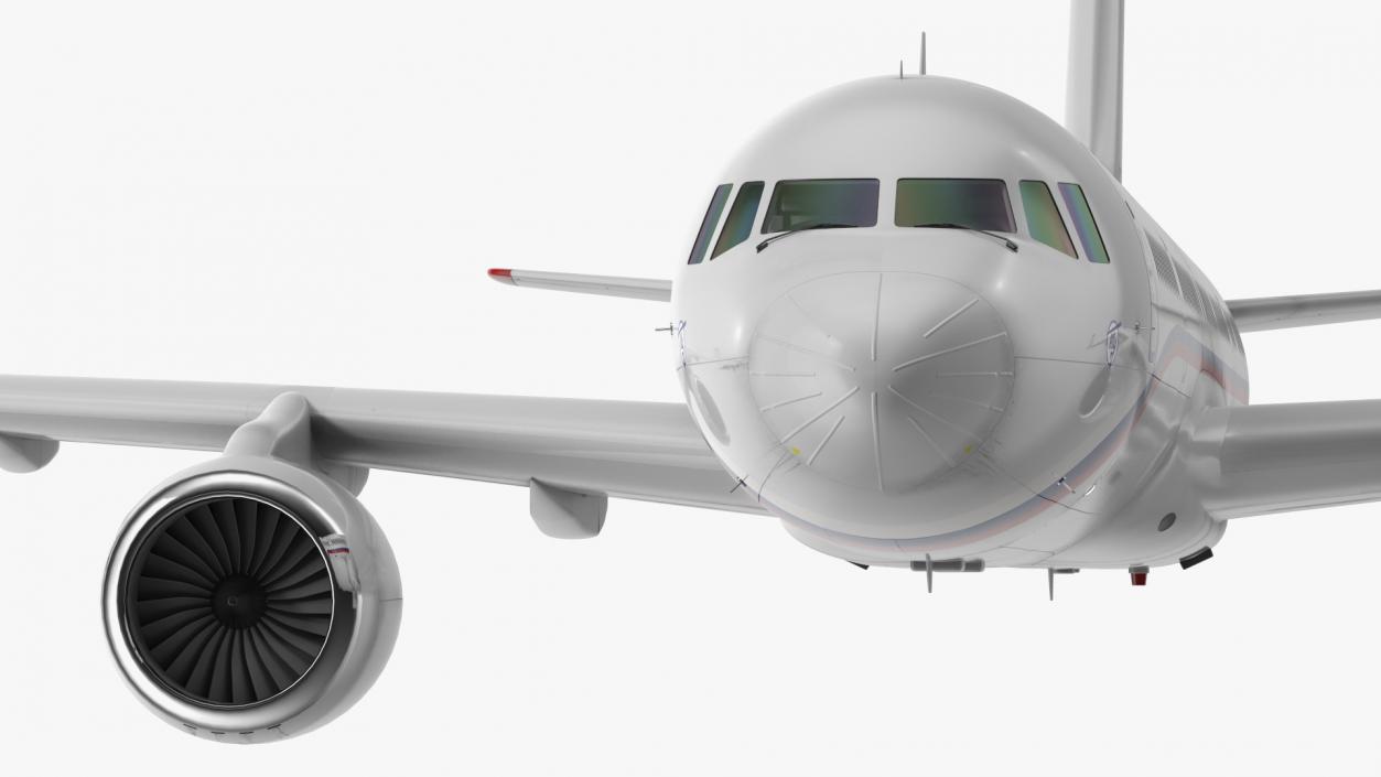 Tupolev Tu-214 Russian Government Airliner Flight 3D model