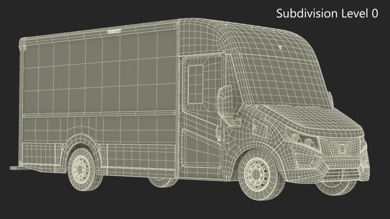 3D model Electric Delivery Vehicle