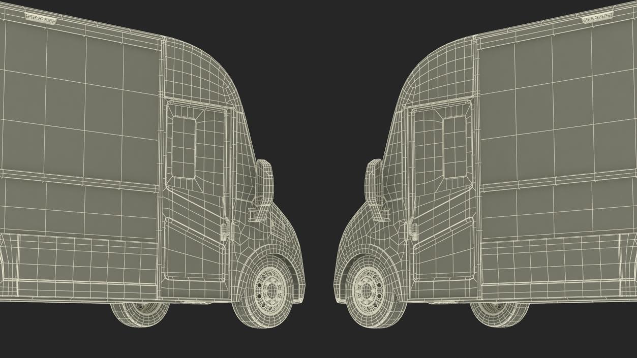 3D model Electric Delivery Vehicle