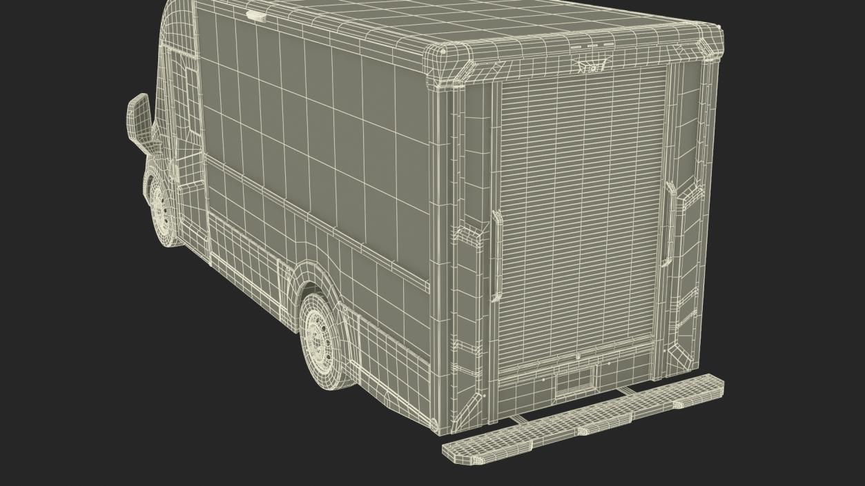 3D model Electric Delivery Vehicle