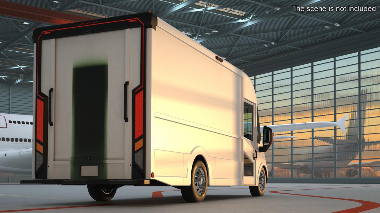 3D model Electric Delivery Vehicle