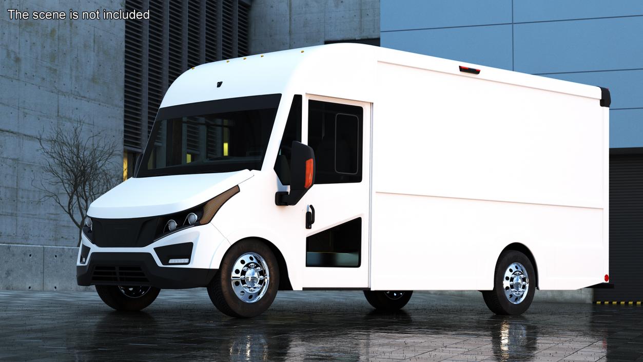 3D model Electric Delivery Vehicle