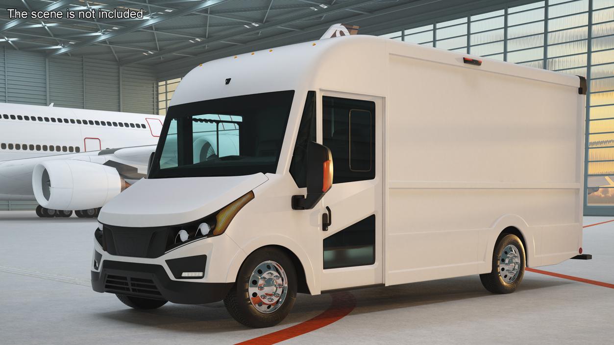 3D model Electric Delivery Vehicle