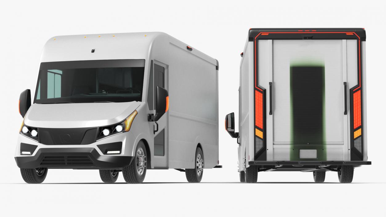 3D model Electric Delivery Vehicle