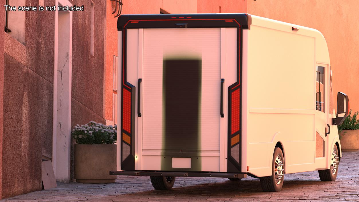 3D model Electric Delivery Vehicle