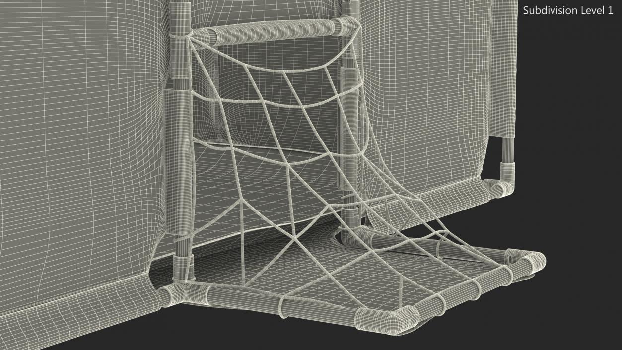 3D Grey Large Baby Playpen model