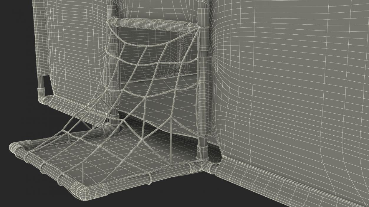 3D Grey Large Baby Playpen model