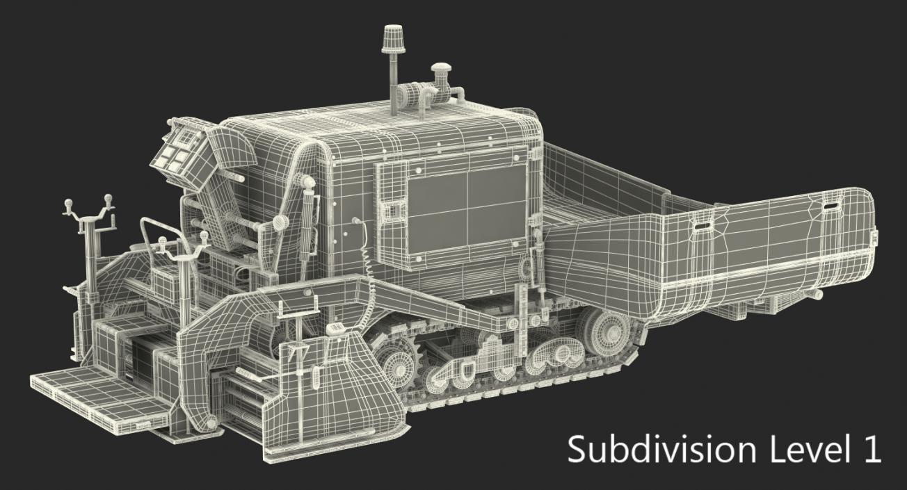 Asphalt Paving Machine 3D