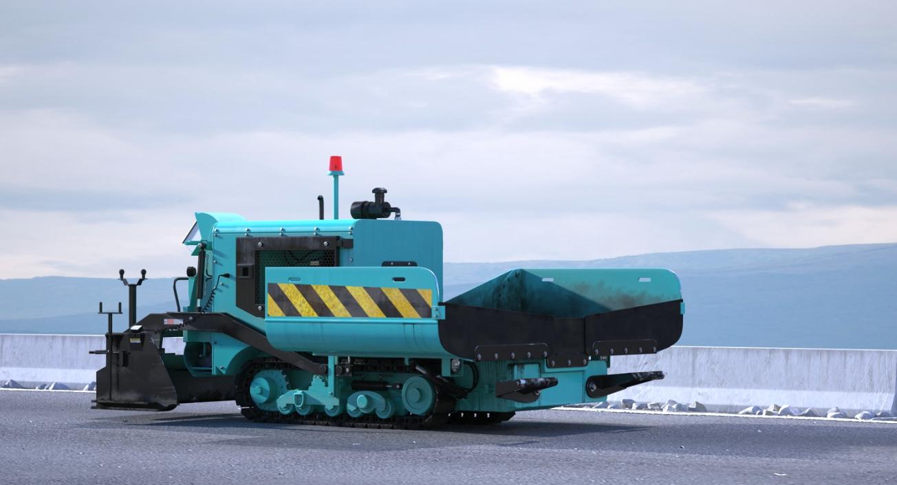 Asphalt Paving Machine 3D