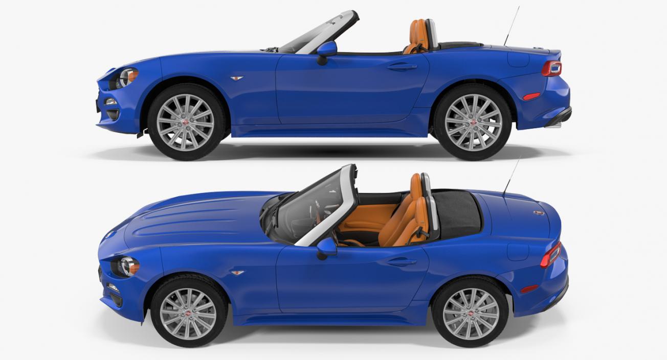 3D model Fiat 124 Spider 2017