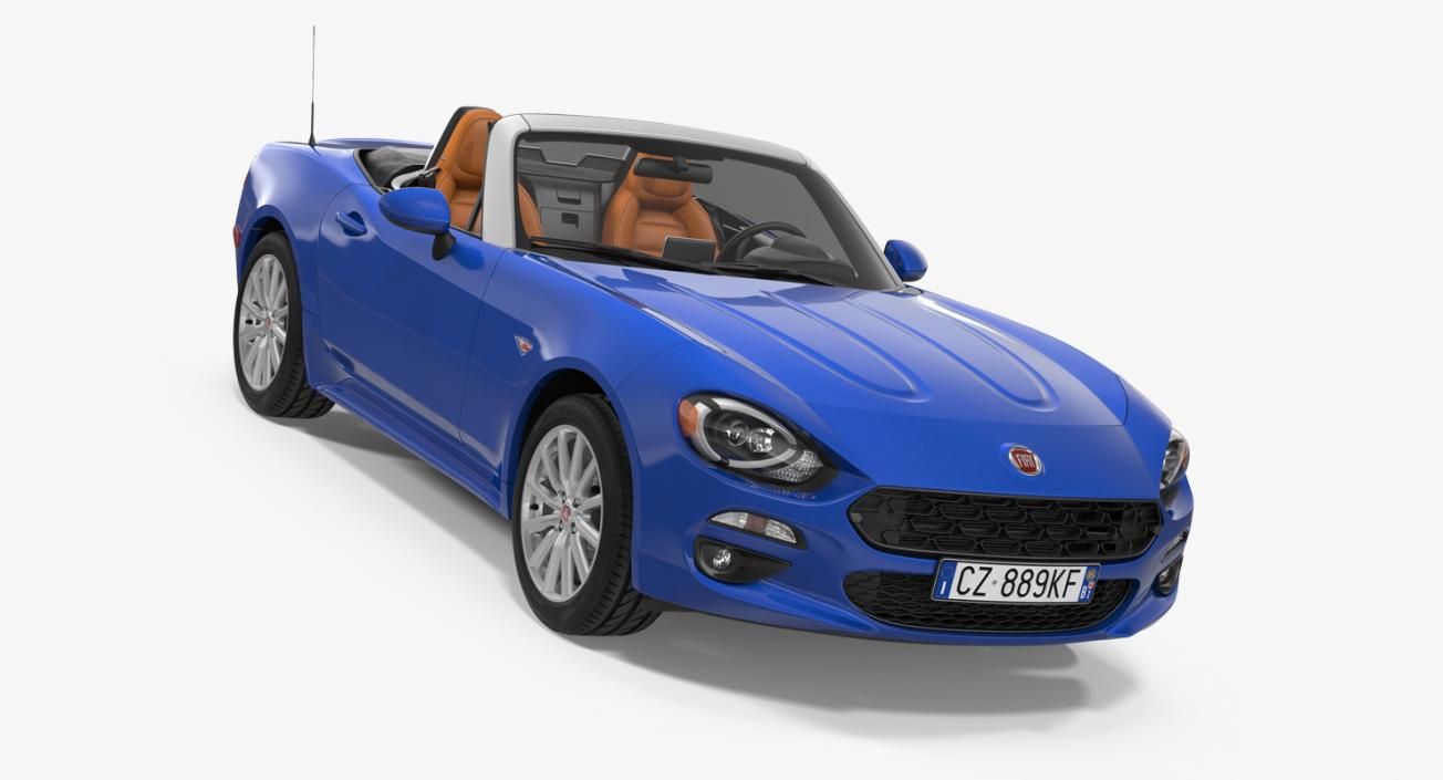 3D model Fiat 124 Spider 2017