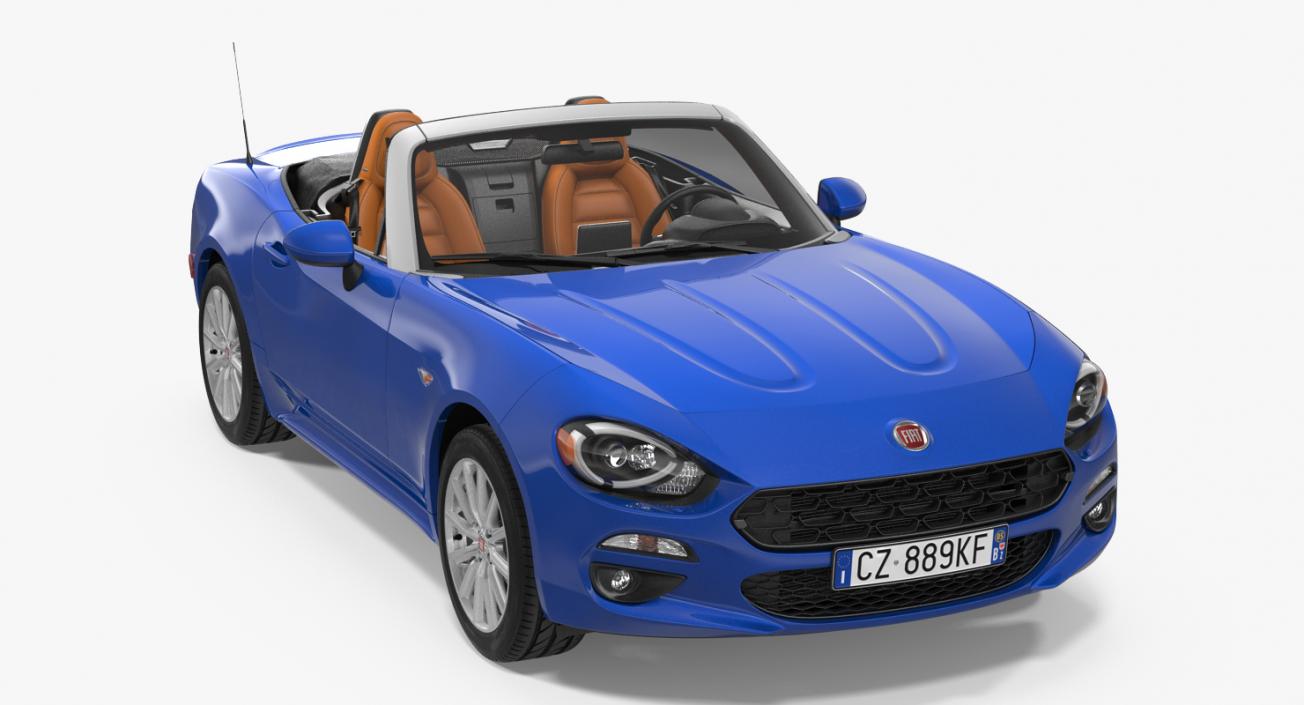 3D model Fiat 124 Spider 2017