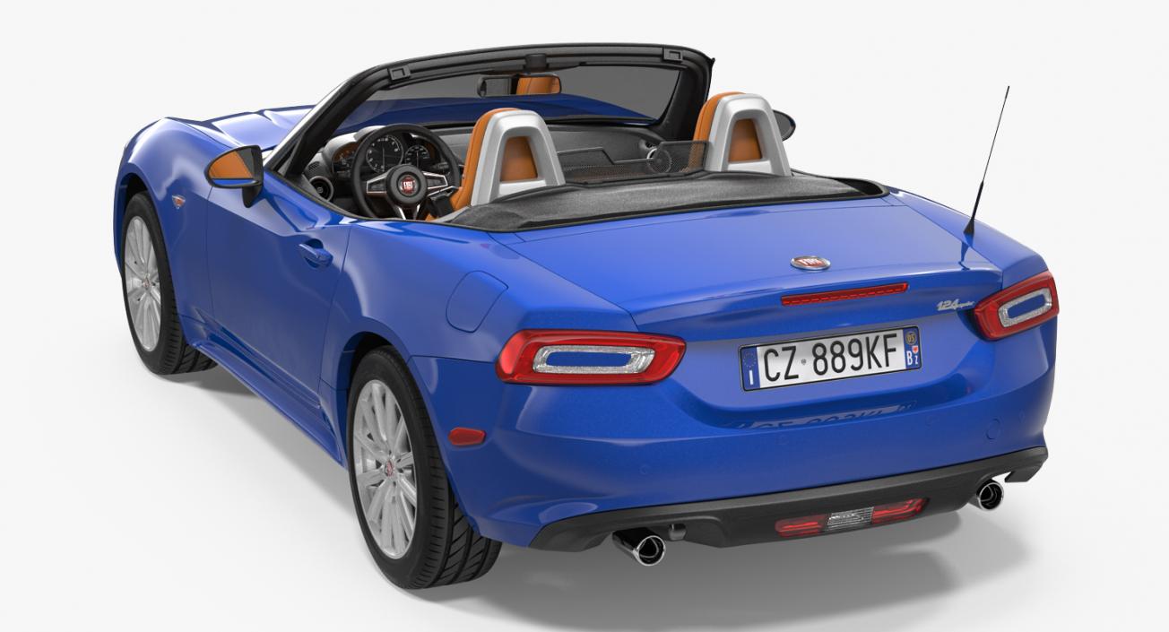 3D model Fiat 124 Spider 2017