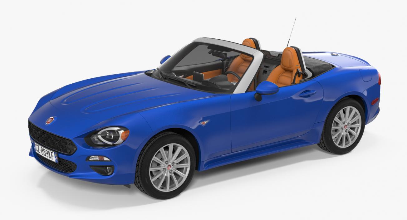 3D model Fiat 124 Spider 2017