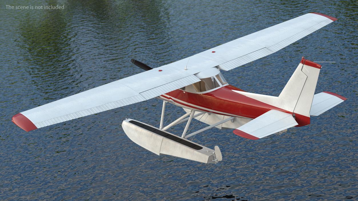 3D model Civil Floatplane Aircraft