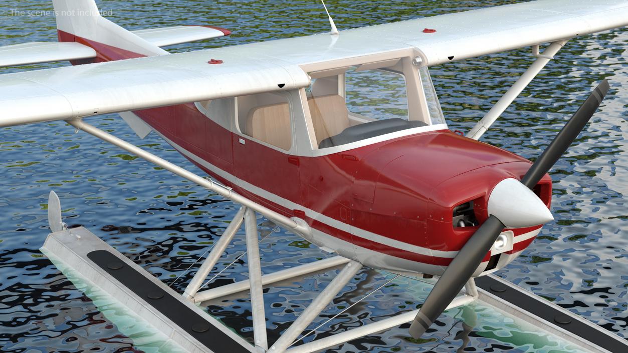 3D model Civil Floatplane Aircraft