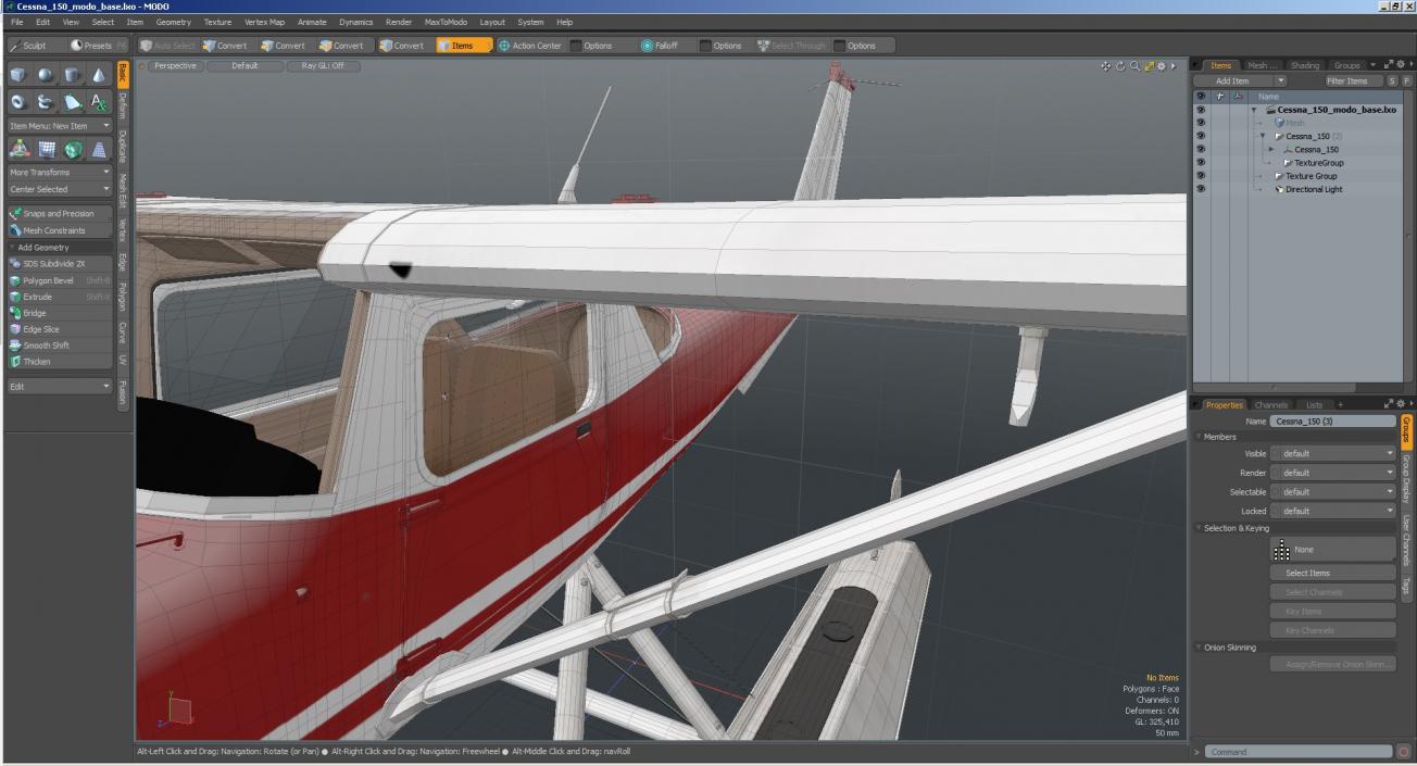 3D model Civil Floatplane Aircraft