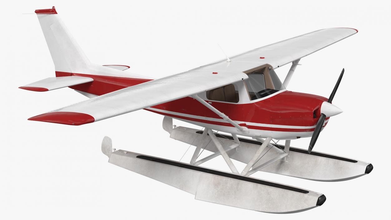 3D model Civil Floatplane Aircraft