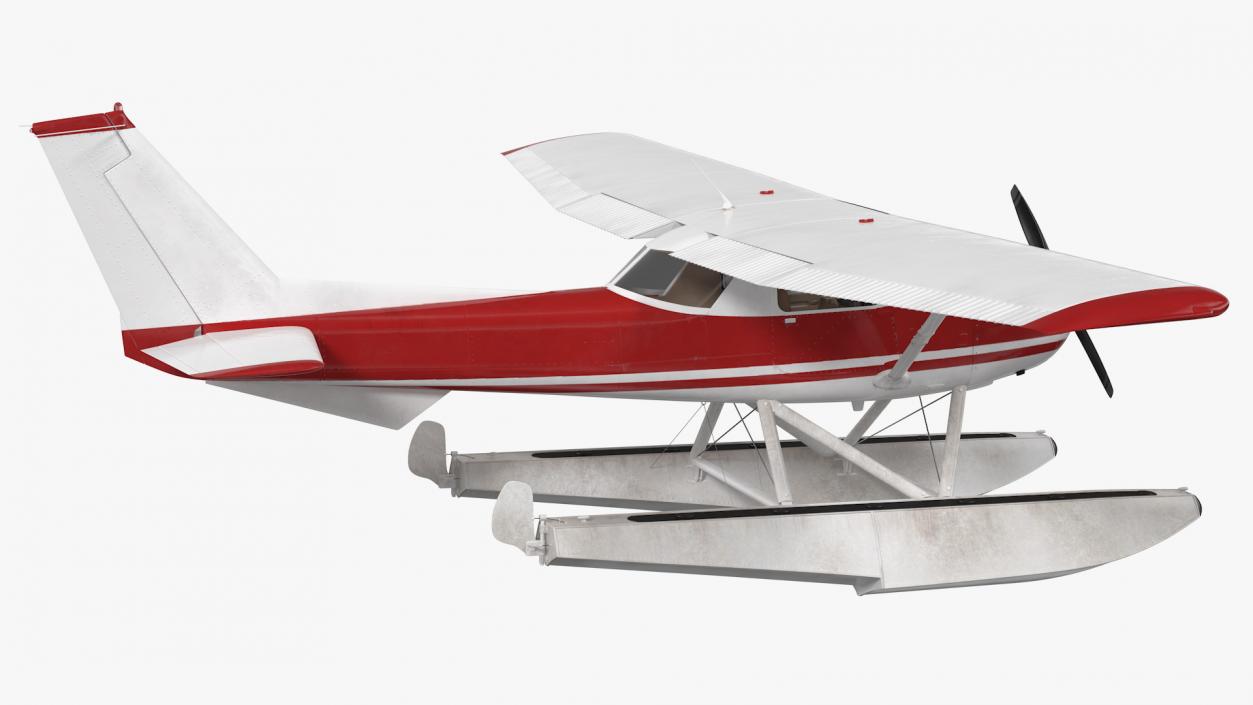 3D model Civil Floatplane Aircraft