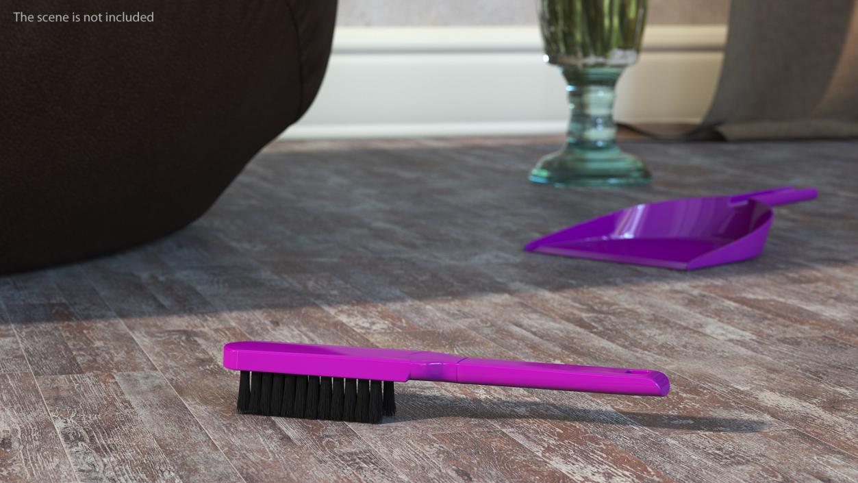 Handheld Cleaning Brush Fur 3D