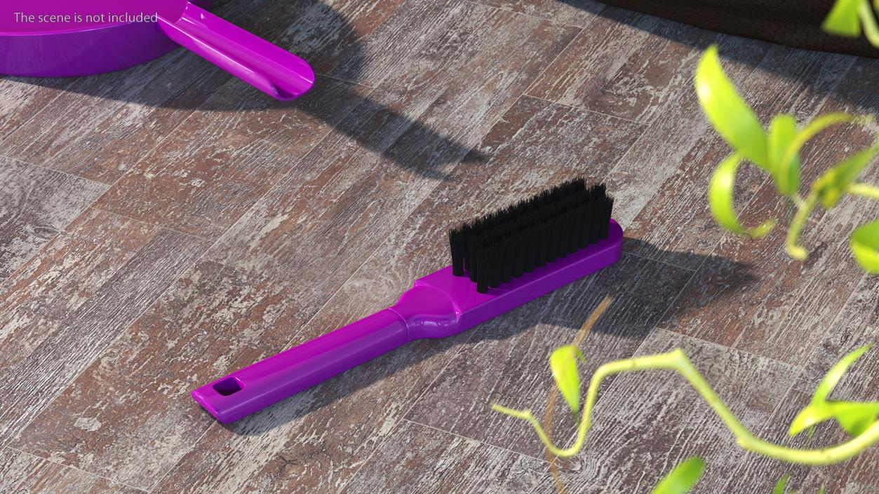 Handheld Cleaning Brush Fur 3D