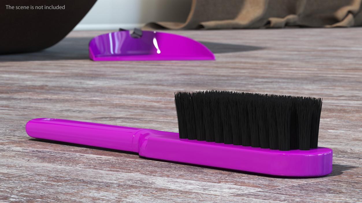 Handheld Cleaning Brush Fur 3D