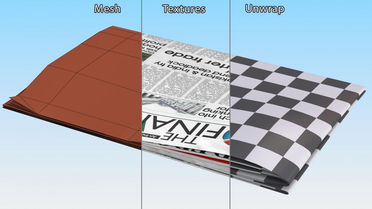 3D model Daily Newspaper