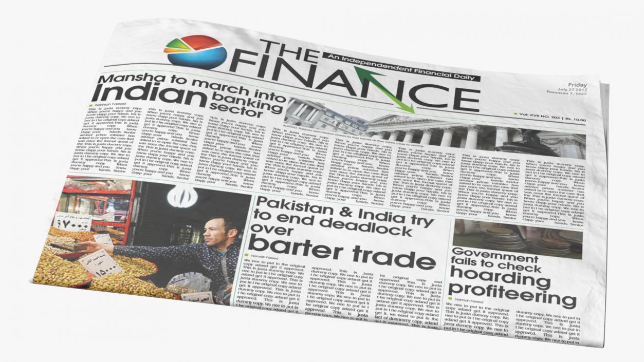 3D model Daily Newspaper