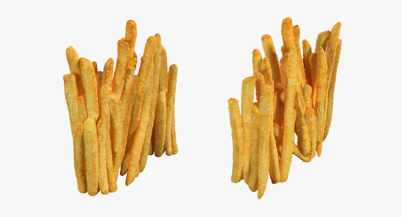 French Fry Box Generic 3D