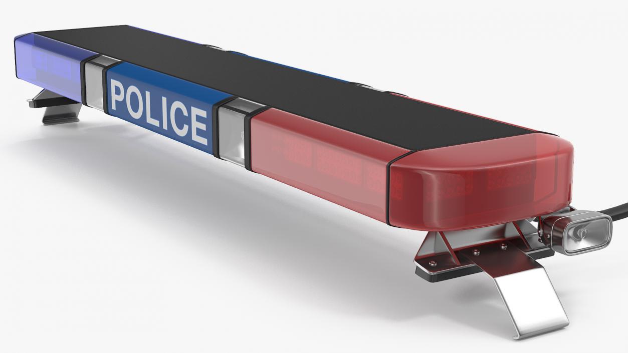 3D model Police Vehicle Light Bars