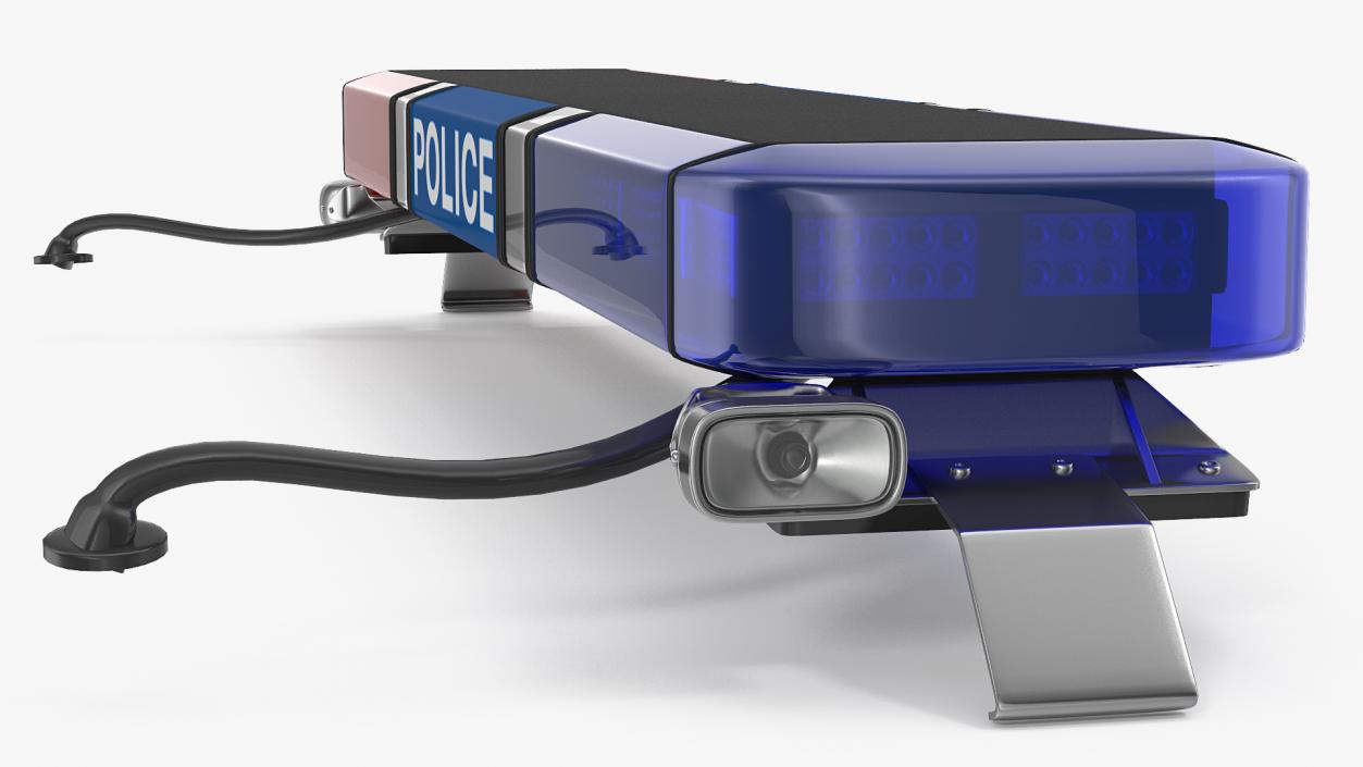 3D model Police Vehicle Light Bars