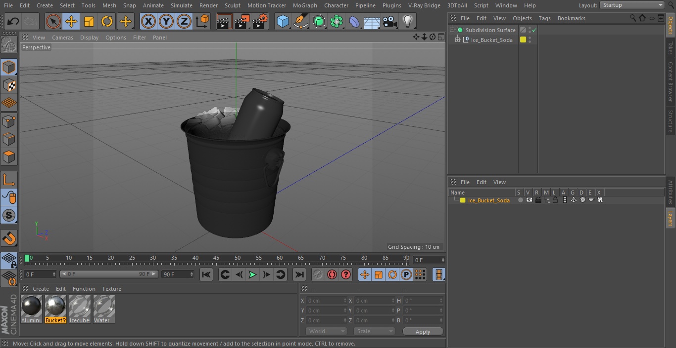 3D model Ice Bucket Soda