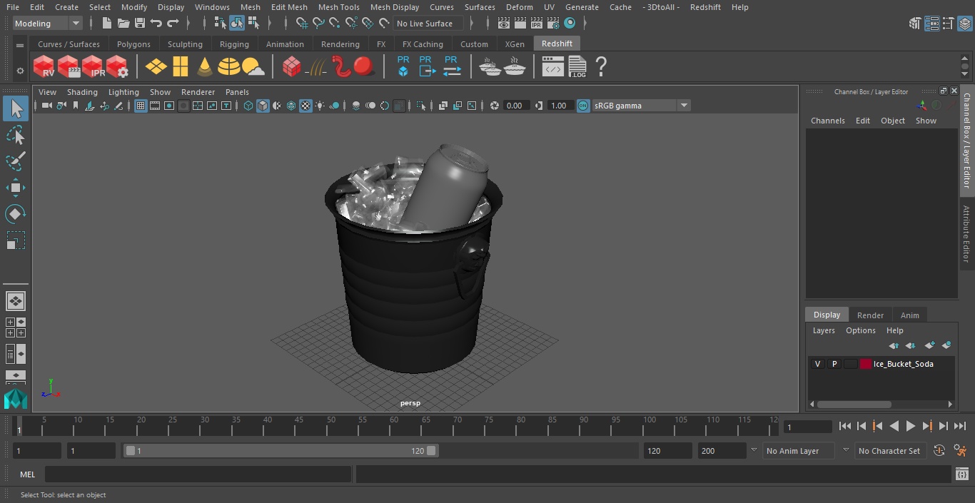 3D model Ice Bucket Soda