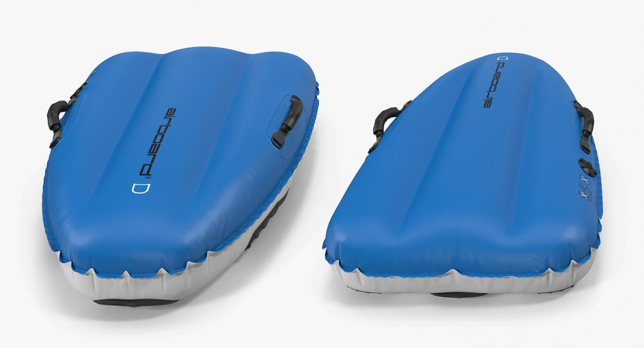 3D model Airboard Classic 130 Sled Blue