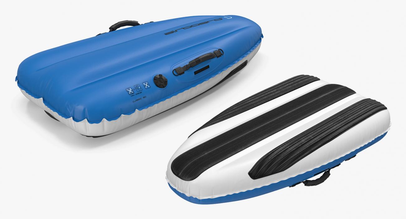 3D model Airboard Classic 130 Sled Blue