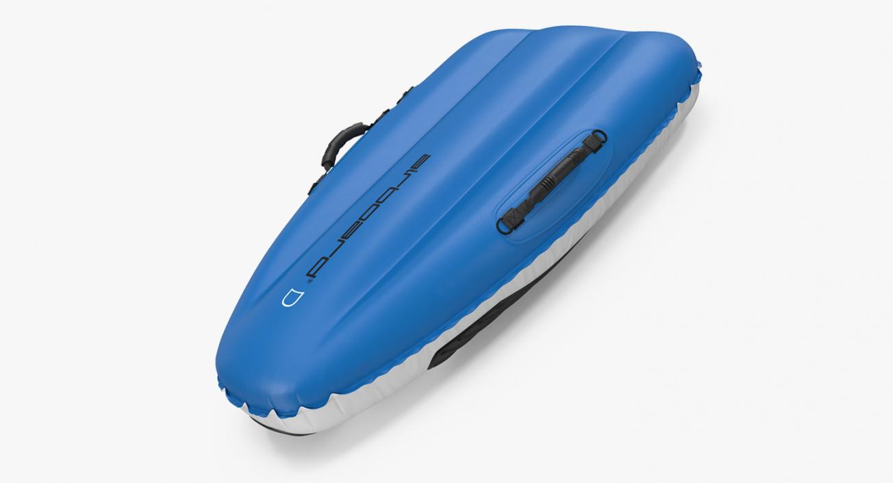 3D model Airboard Classic 130 Sled Blue