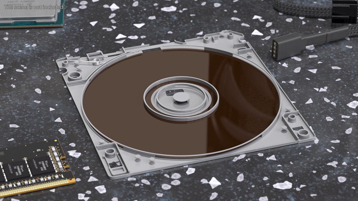 High Density Floppy Disk 3D model