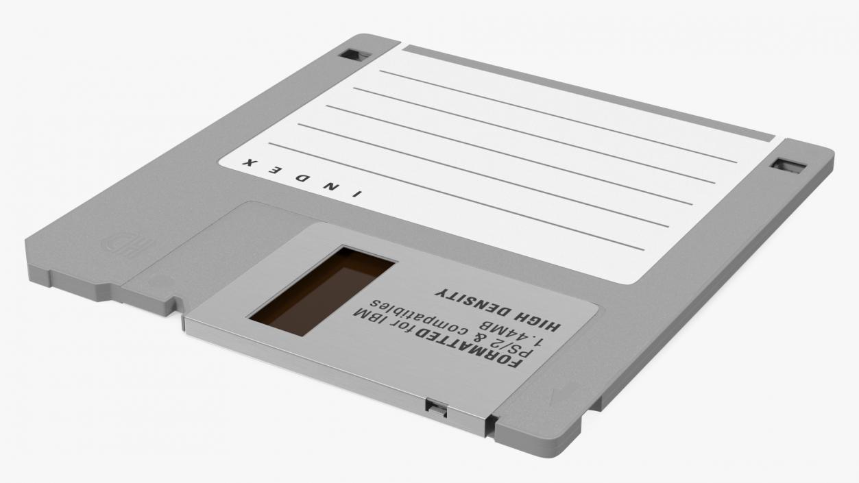 High Density Floppy Disk 3D model