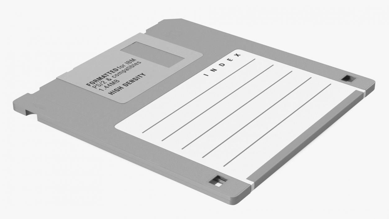 High Density Floppy Disk 3D model