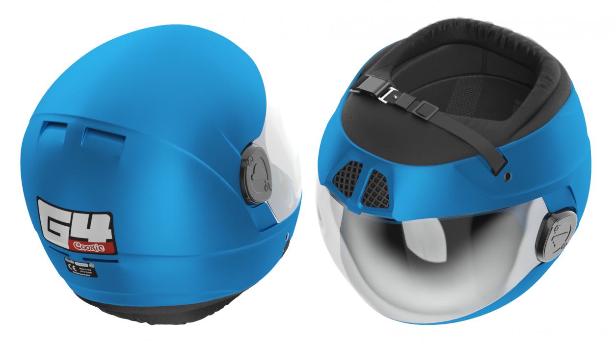 3D Cookie G4 Skydiving Helmet Blue