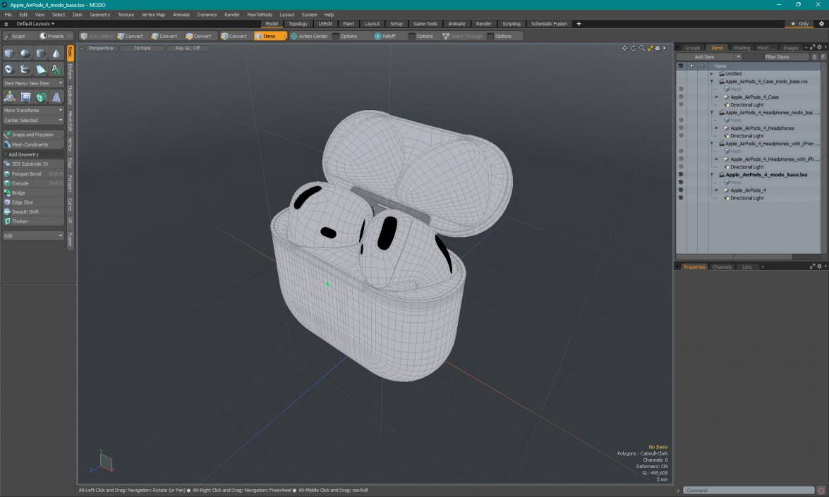 3D model Apple AirPods 4