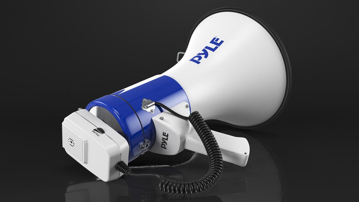 Pyle Megaphone Speaker with LED Flashlight 3D