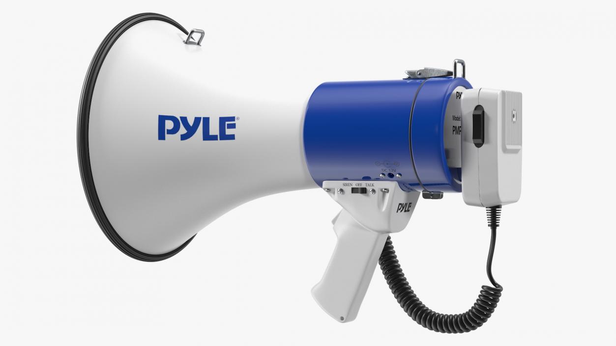 Pyle Megaphone Speaker with LED Flashlight 3D