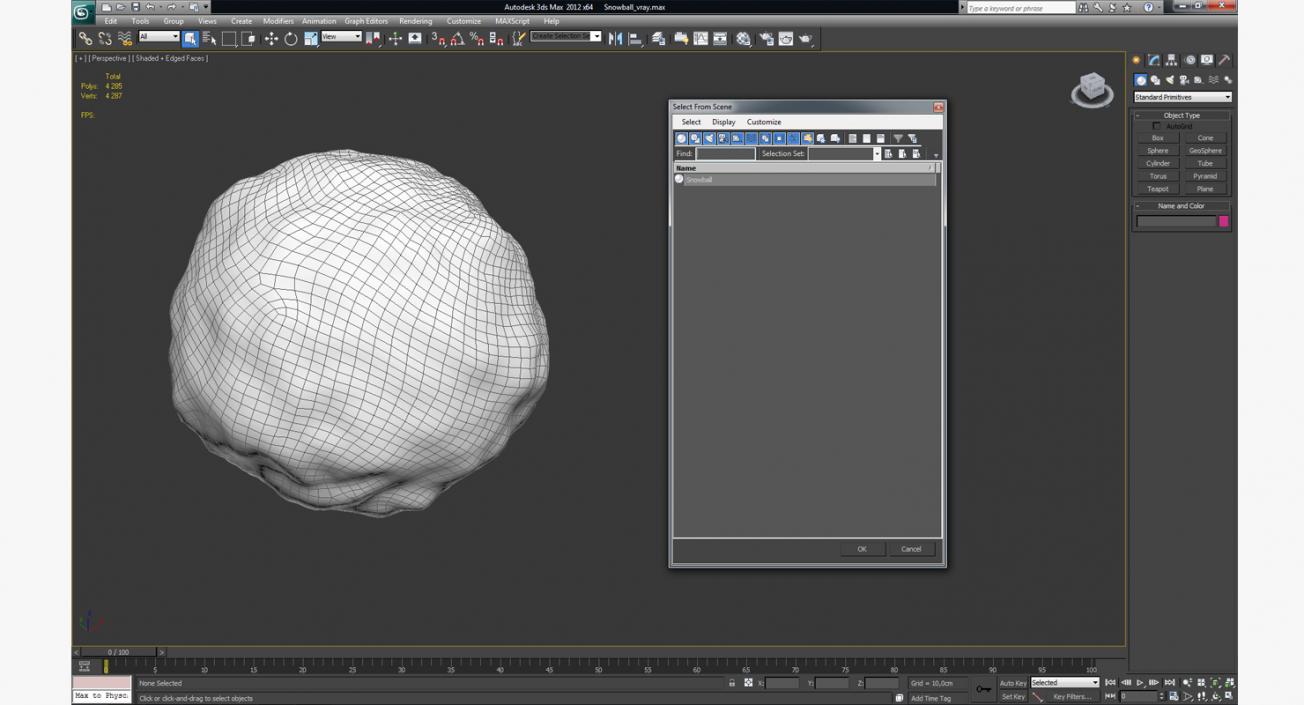 3D model Snowball