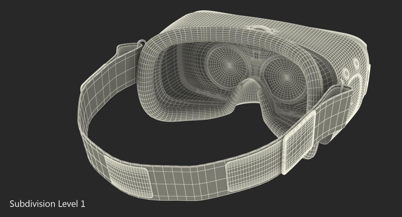 3D model Samsung Gear VR 2017