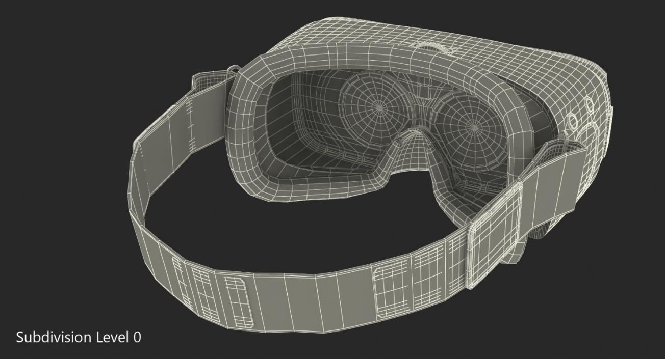 3D model Samsung Gear VR 2017