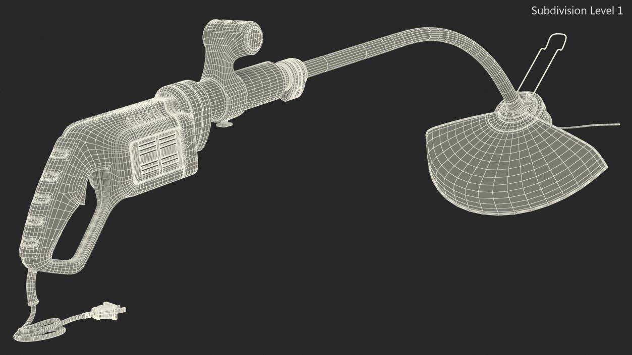 String Lawn Trimmer 3D model