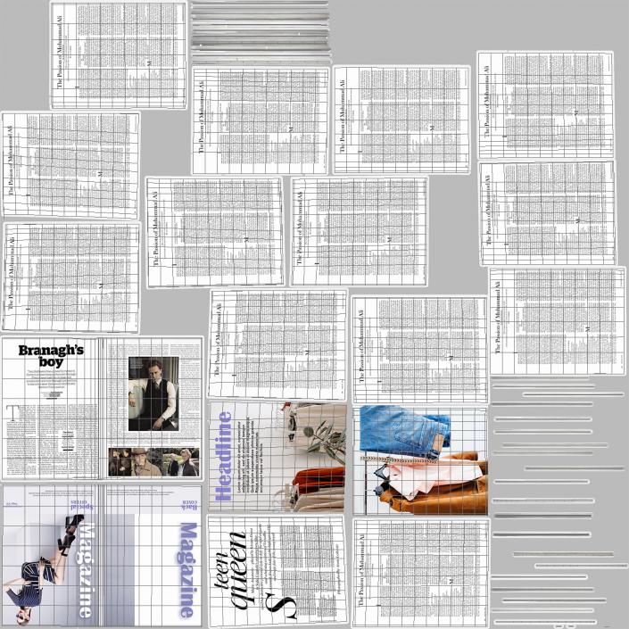 3D Magazines Mockup