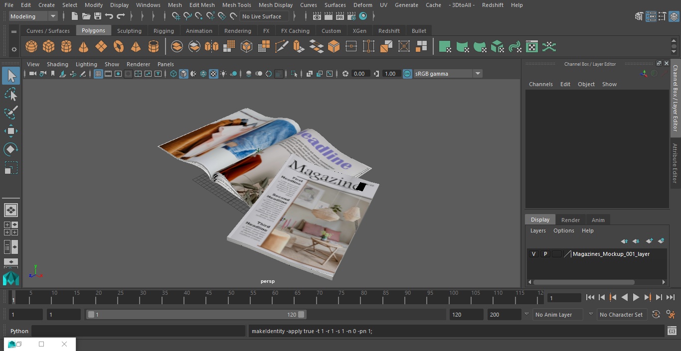 3D Magazines Mockup