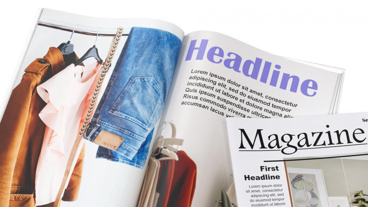 3D Magazines Mockup